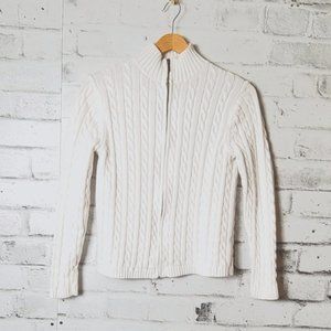 L.L.Bean Knitted Zip-Up Cardigan Sweater